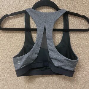 🖤 lululemon athletica sport Bra - Heathered Gray-Black, size 6 (EUC)